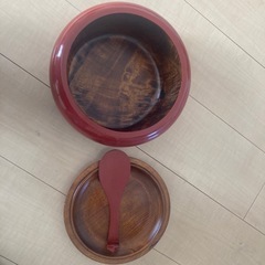 漆ぬり菓子器の画像