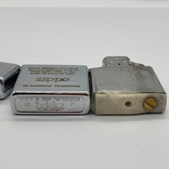 P0123703A ZIPPO ジッポ ライター ロゴ USA コレクション タバコ 中古品の画像