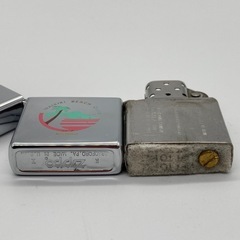 P0123705A ZIPPO ジッポ ライター ハワイ HAWAII WAIKIKI BEACH CLUB  レア ロゴ USA コレクション タバコ 中古品の画像
