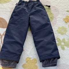 【決定】キッズスノーパンツ 120 ネイビー