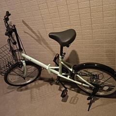 自転車(折りたたみ)、美品の画像
