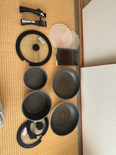 アイリスオーヤマフライパン鍋セット