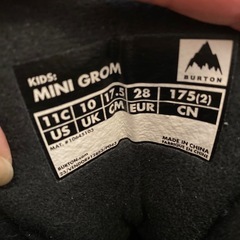 BURTON Mini Grom   17.5㎝の画像