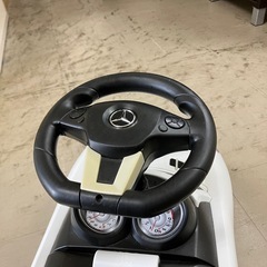 K2501-481 乗用玩具 メルセデスベンツ ホワイト キズ汚れ有りの画像