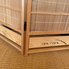 昭和レトロ　ついたて　パーテーションの画像