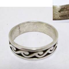 ホピ族　ウィバーセリナ　インディアンジュエリー　スターリング　シ...