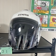 (J1) ゼニス（YAMAHA） ジェット ヘルメットM