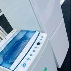 自社配送可能　2017年製　冷蔵庫、洗濯機セット　Haier製