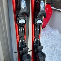 120cm スキーセット　靴　ストック　スキーケース　　の画像