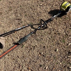 リョービ4サイクル刈払機(トリマー付き)