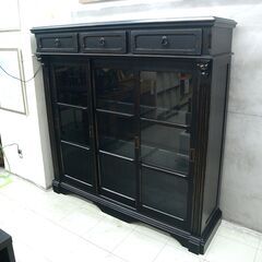 飾り棚　ブラック　アシュレイ　リユース品　値下げしました！…