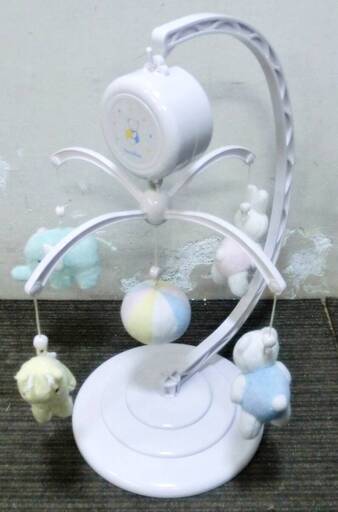 familiar　ベビーメリー　電動オルゴール　ベッド　フロアー　2wayタイプ　Babygro　ベビー用品　ファミリア