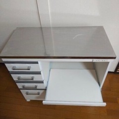 キッチンカウンター　キャスター付　Usedの画像