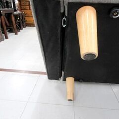 2.5人掛けソファ 幅172×奥行70×高さ72㎝ ファブリック グレー 2人掛けワイド 布 苫小牧西店の画像