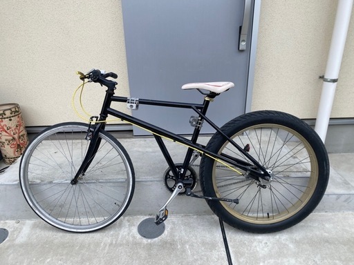 ピストバイク　カスタム自転車　単変速