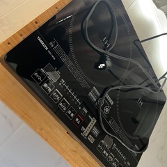 山善 2口IH調理器 YEH-1456 ＋‪スタンド