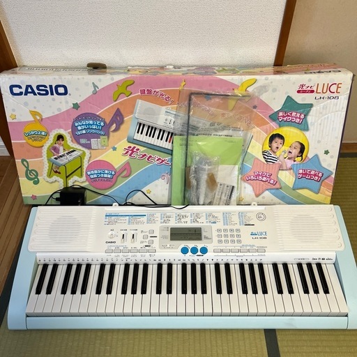 CASIO 電子ピアノ　光ナビルーチェ　LK-108