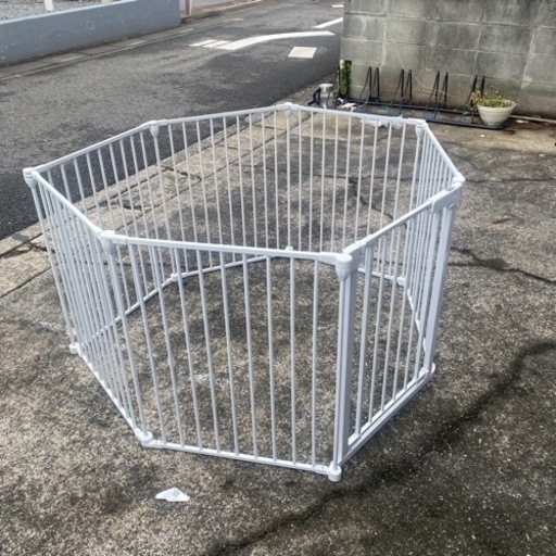 犬ケージ　未使用品　室外保存　多少錆