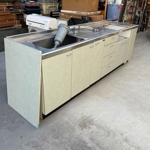 【引き渡し者決定】ナショナル　システムキッチン　2550mm　　
