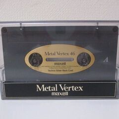 G∝96 カセットテープ マクセル Metal Vertex 46 メタルテープ METAL maxell 検：オーディオ機器 記録媒体