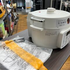 【リサイクルショップどりーむ鹿大前店】No.340　電気圧力鍋　電気圧力炊飯器　アイリスオーヤマ　2020年製　2.2L　の画像