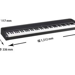 美品！！電子ピアノKORG B2 BK＋専用スタンド ＋ペダルの画像
