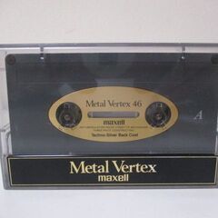 G∝133 カセットテープ マクセル Metal Vertex 46 メタルテープ METAL maxell 検：オーディオ機器 記録媒体