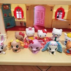 キティちゃんハウス　2軒セット　hello kitty サンリオ の画像
