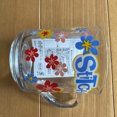 【新品・未使用】リロ&スティッチ　ガラス製グラスの画像