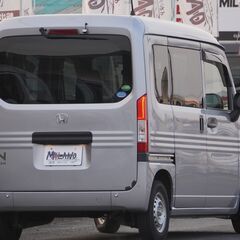 H.30(2018)年 ホンダ N-VAN G ホンダセンシング 看板除除去跡アリ・Bカメラ・1年保証付 シルバー☆2年車検付き・整備渡☆の画像