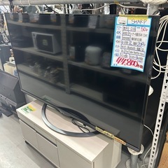 値下げしました‼️配達可【テレビ】【シャープ】【4K】【50V】 ★6ヶ月保証付き★クリーニング済み【管理番号12501】