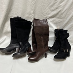 美品　ブーツ3点セット 本革　カリーノなど　
