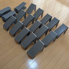 【シューズホルダー・スペーサー】靴の収納、ラックの画像