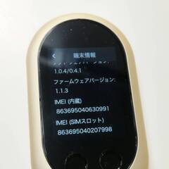 POCKETALK/ポケトーク 翻訳機 W1PGGの画像