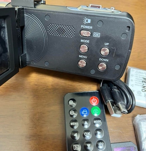 【新品】ビデオカメラ4K動画4400万画像数YouTubeカメラ 18倍ズーム