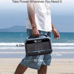 【新品未使用】DaranEner ポータブル発電機 NEO300 Pro 非常用発電機 307.2Wh 高出力600W(サージ1200W)大容量 バックアップ電源 純正弦波 リン酸鉄 AC100V 50Hz/60Hz対応 太陽光発電機 家庭アウトドア両用 キャンプ用 災害用 防災グッズ 地震停電対応 小型発電機の画像