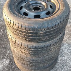 （お話し中）鉄ホイール 14インチ4穴 PCD100 4本セット...