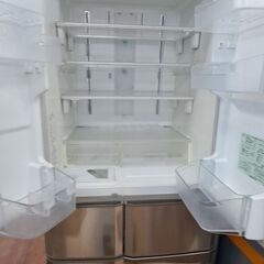 リサイクルショップどりーむ天保山店　No808　6ドア冷蔵庫　三菱　415L　2009年製　自動製氷機能付き♪　の画像