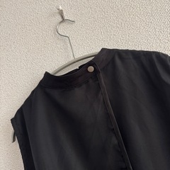 【&g'aime/アンジェム】シアーケープワンピースオケージョン ブラックの画像