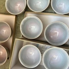 萩焼　湯呑み10個セットの画像