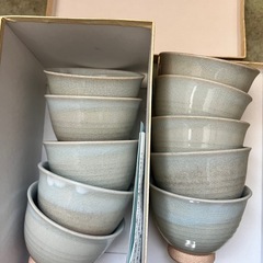 萩焼　湯呑み10個セットの画像