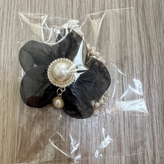 ヘアゴム　ブラック