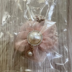 ヘアゴム　ピンク