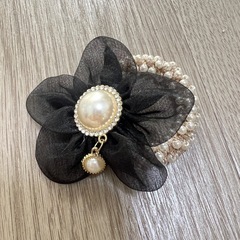 ヘアゴム　ブラックの画像