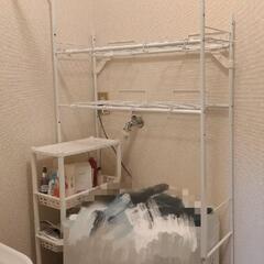 IKEA洗濯機ラック. プラスチック棚まとめの画像