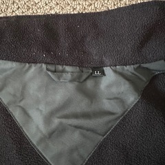 グレー フルジップジャケット上着メンズL L ジャンバー　コートアウトドア釣りの画像