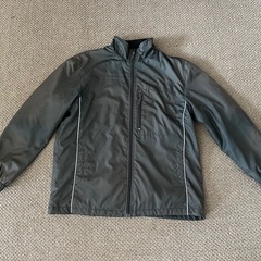 グレー フルジップジャケット上着メンズL L ジャンバー　コート...