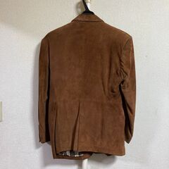 パブリック J 3ボタン スエード スーツ 羊皮の画像