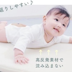 洗えるベビーマットレス　ミニサイズ、シーツ2枚の画像