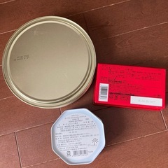 お菓子の空き缶3個セットの画像